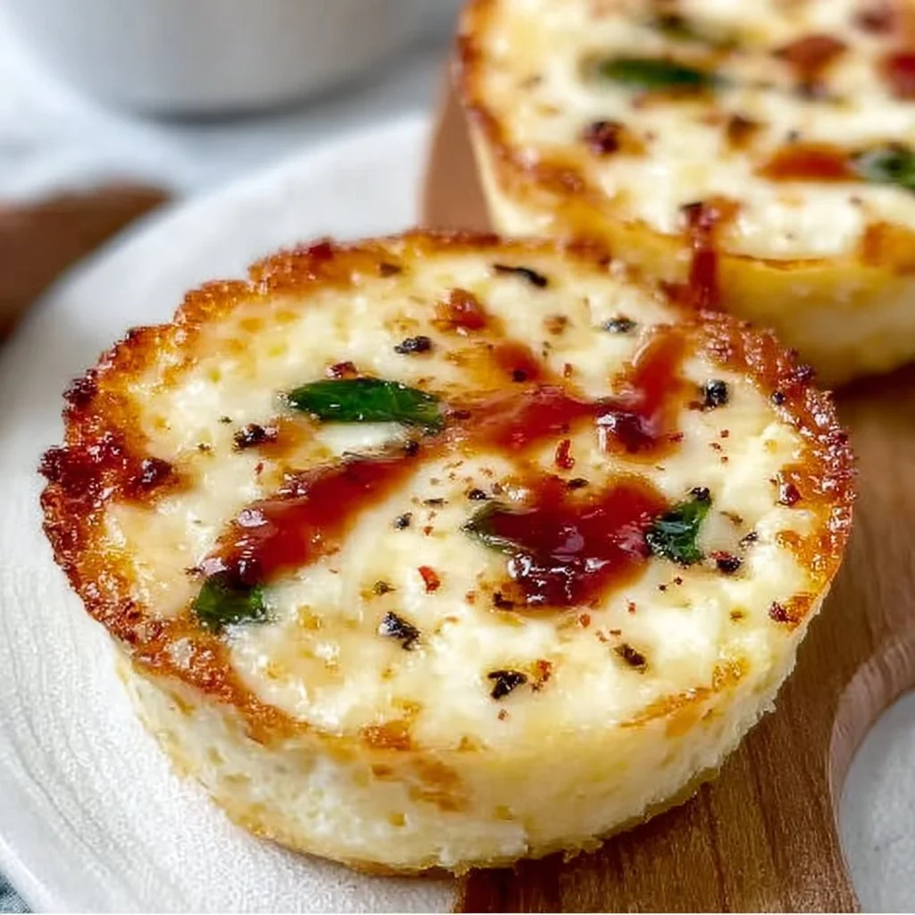 Homemade copycat Starbucks egg white bites served on a plate