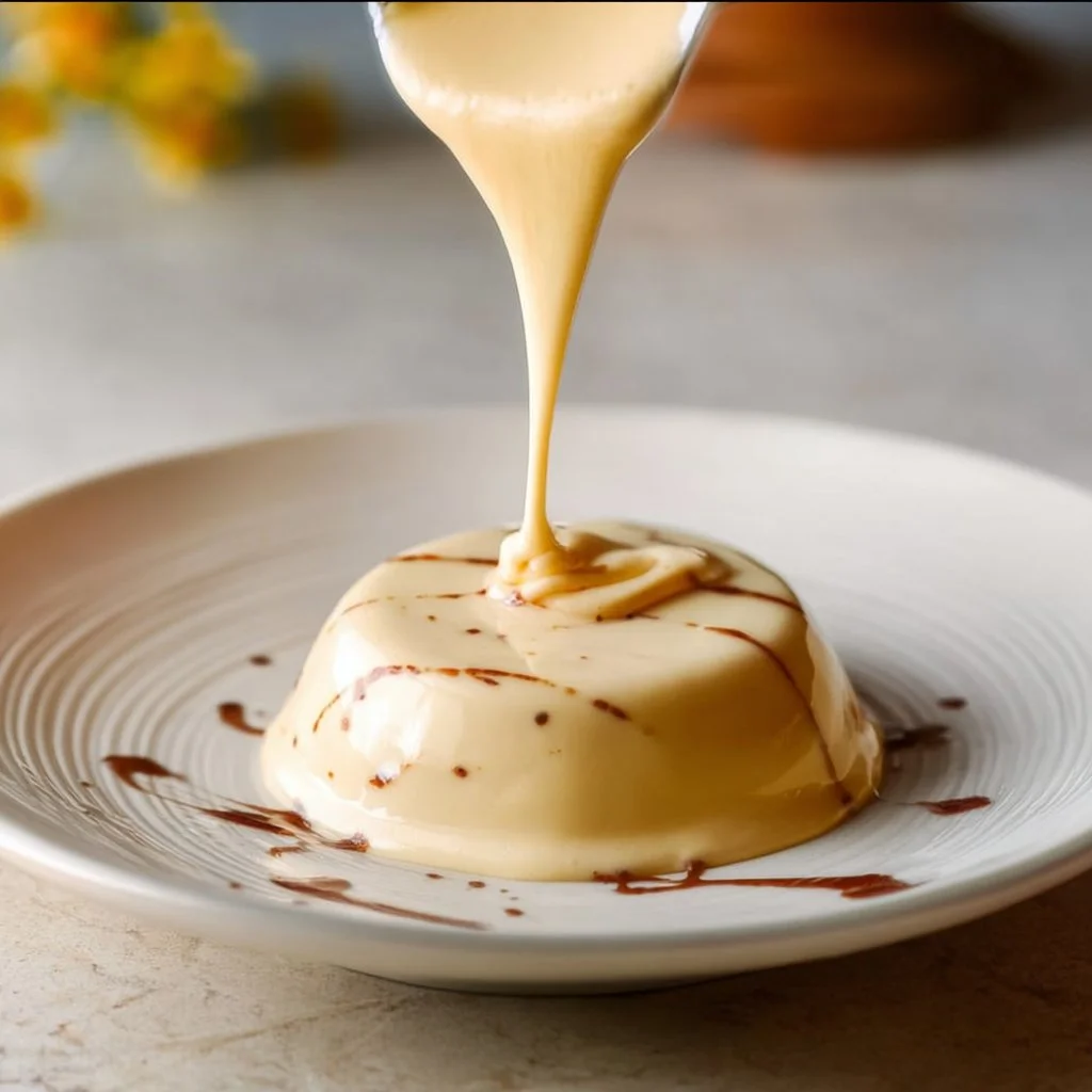 Delicious homemade French Vanilla sauce recipe for desserts and beverages