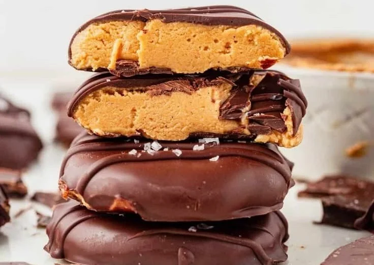 Healthy homemade Reese's Eggs with nutritious ingredients