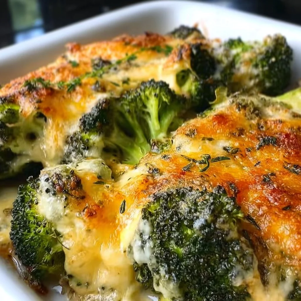 Sheet pan broccoli with cheese, a healthy and delicious vegetable side dish