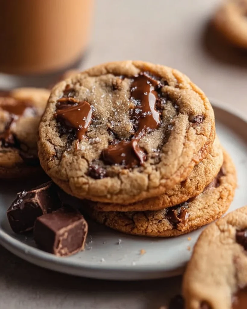 Vietnamese cinnamon chocolate chip cookies fresh from the oven