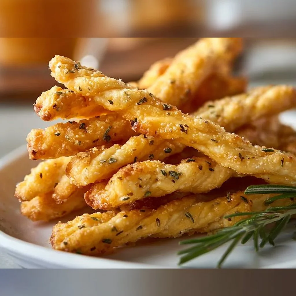 Cheddar & Herb Cheese Straws Perfect for Home Snacking Delight
