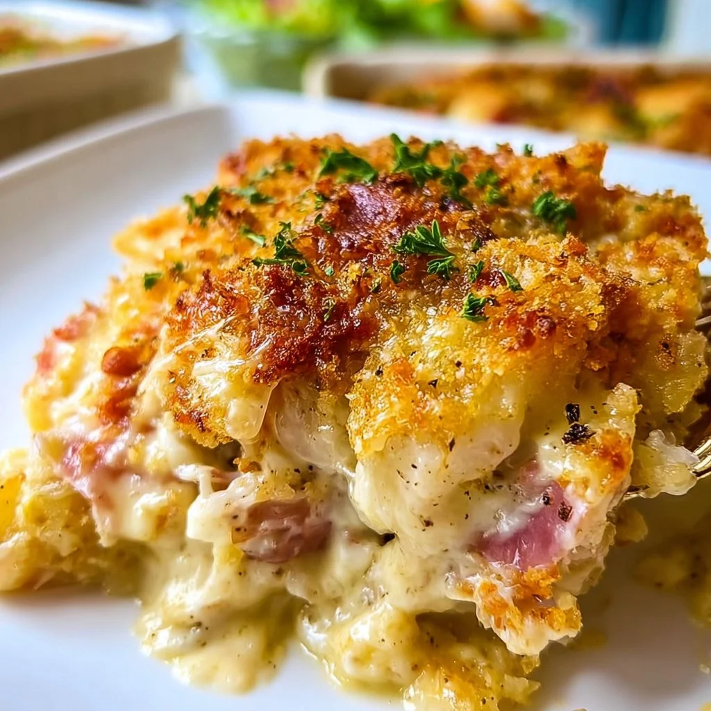 Chicken Cordon Bleu Casserole