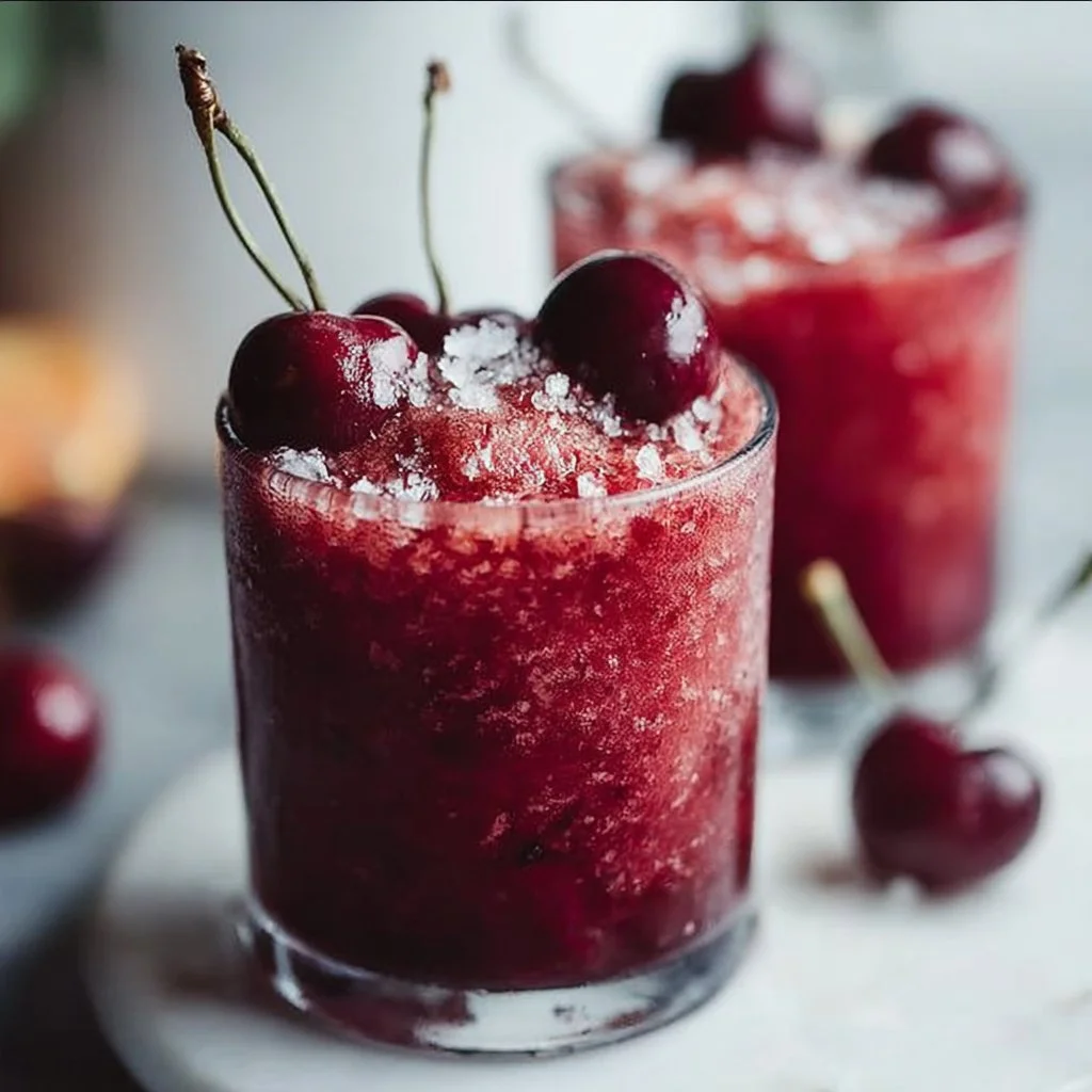Chill Out with This Irresistible Cherry Bourbon Slush Recipe