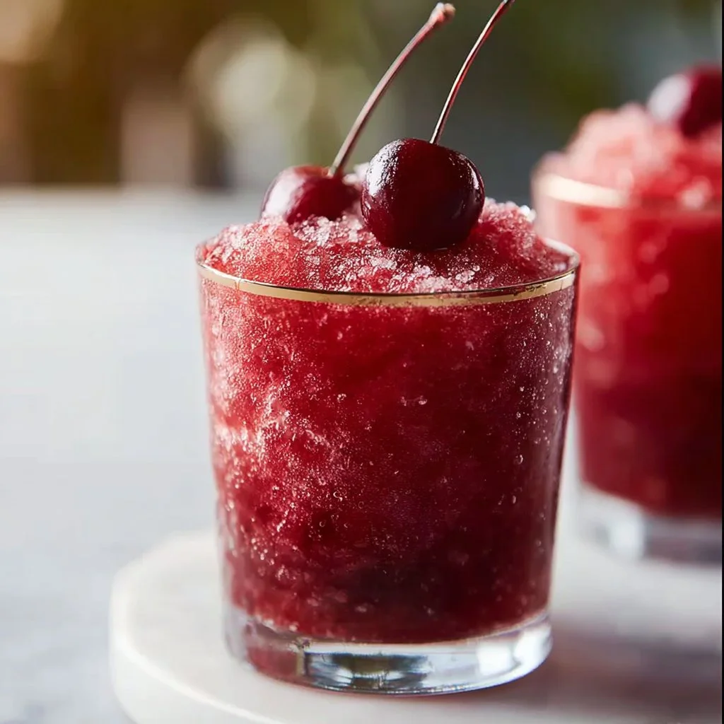 Chill Out with This Irresistible Cherry Bourbon Slush Recipe