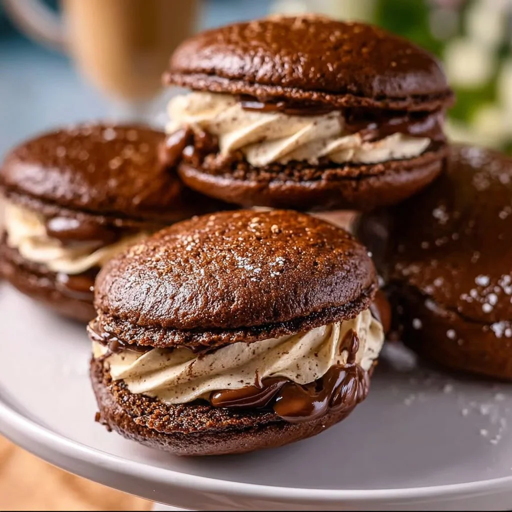 Chocolate Coffee Whoopie Pies