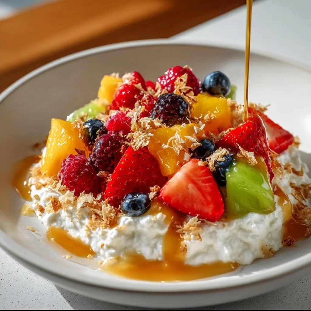 Cottage Cheese Fruit Bowl
