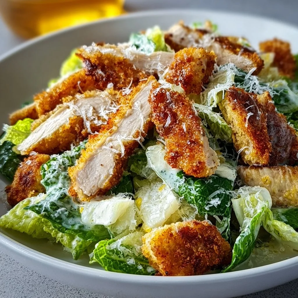 Crispy Chicken Caesar Salad