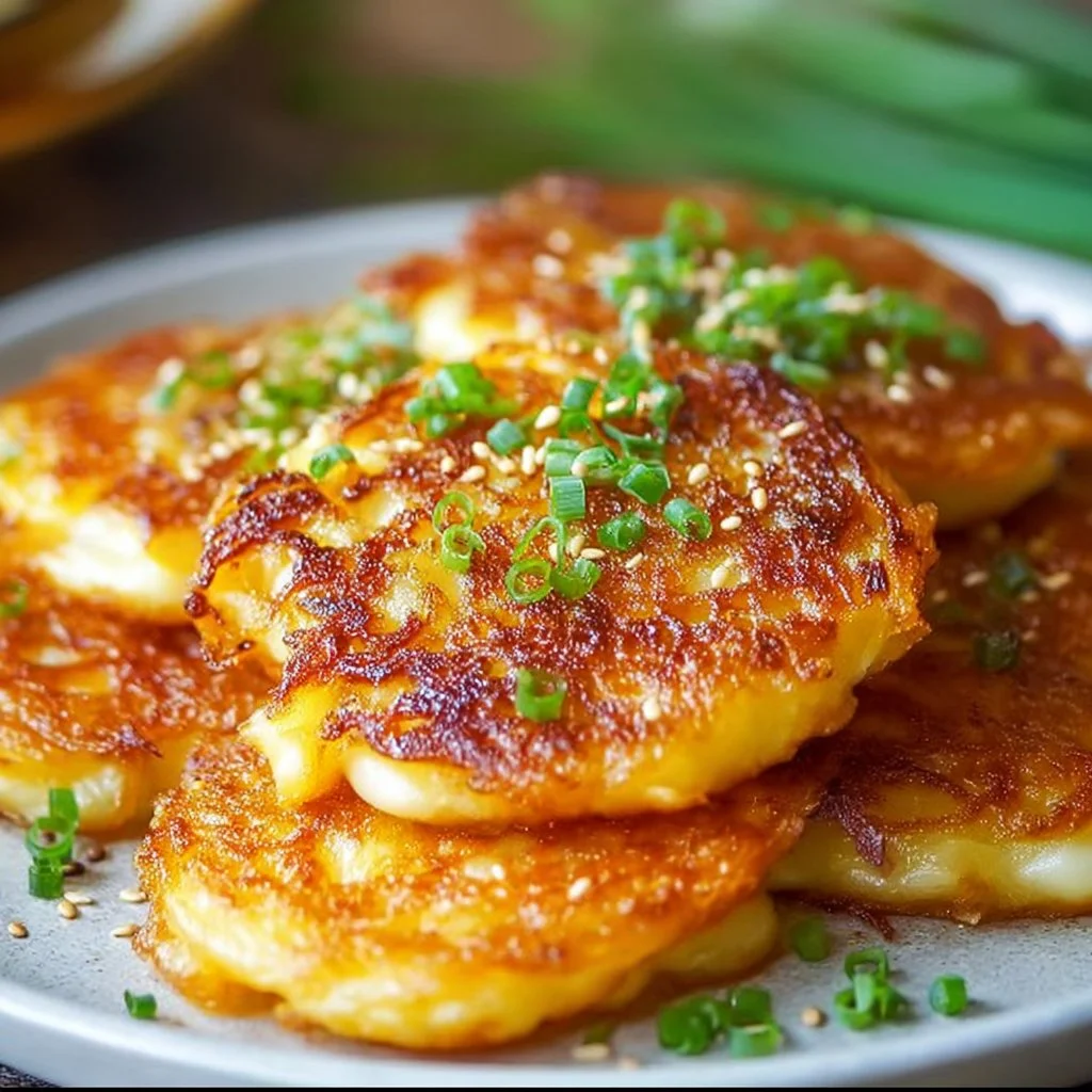 Crispy Korean Cheese Potato Pancakes You&rsquo;ll Crave Daily