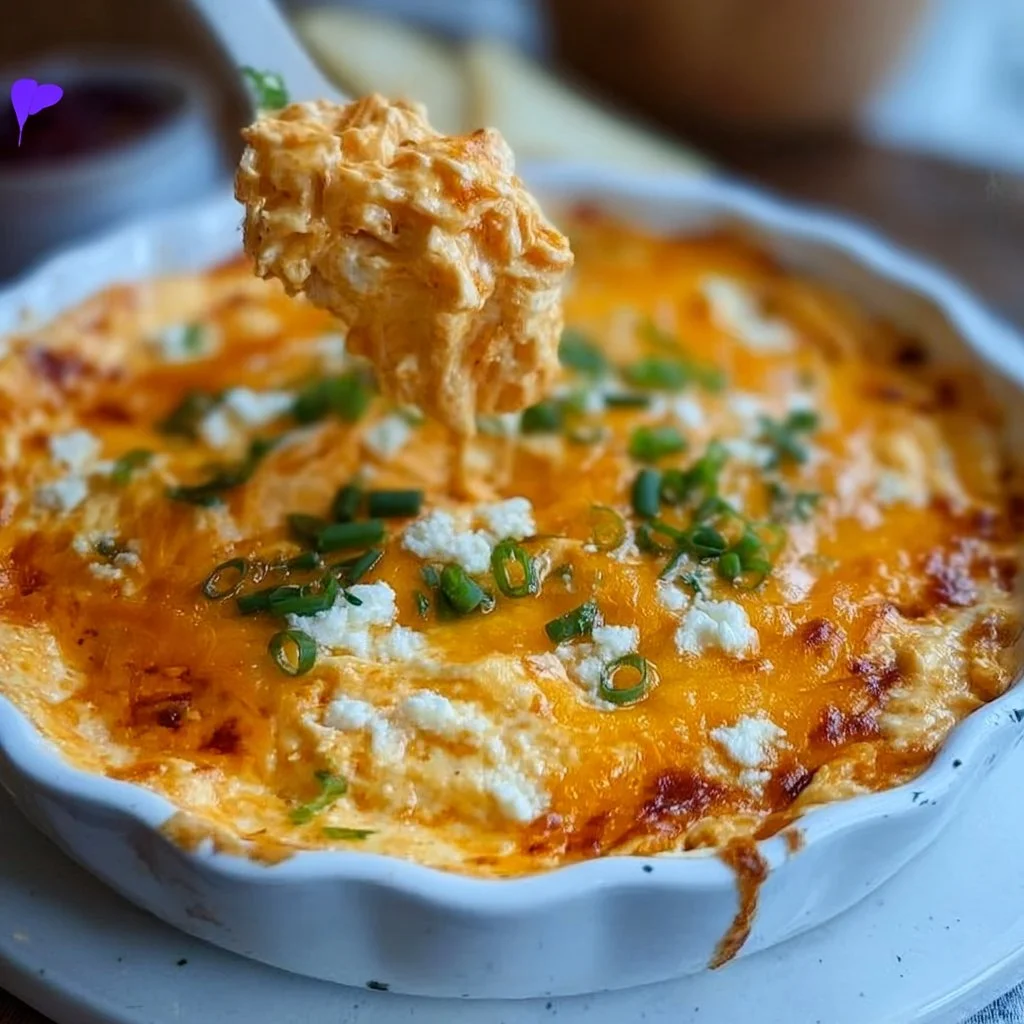 Crockpot Buffalo Chicken Dip