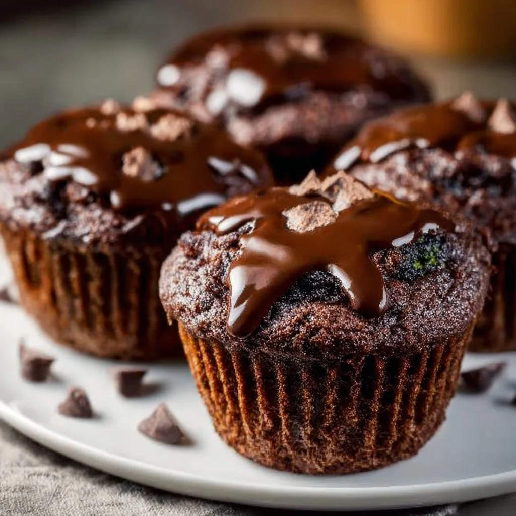 Delicious Chocolate Spinach Muffins That Kids Will Love