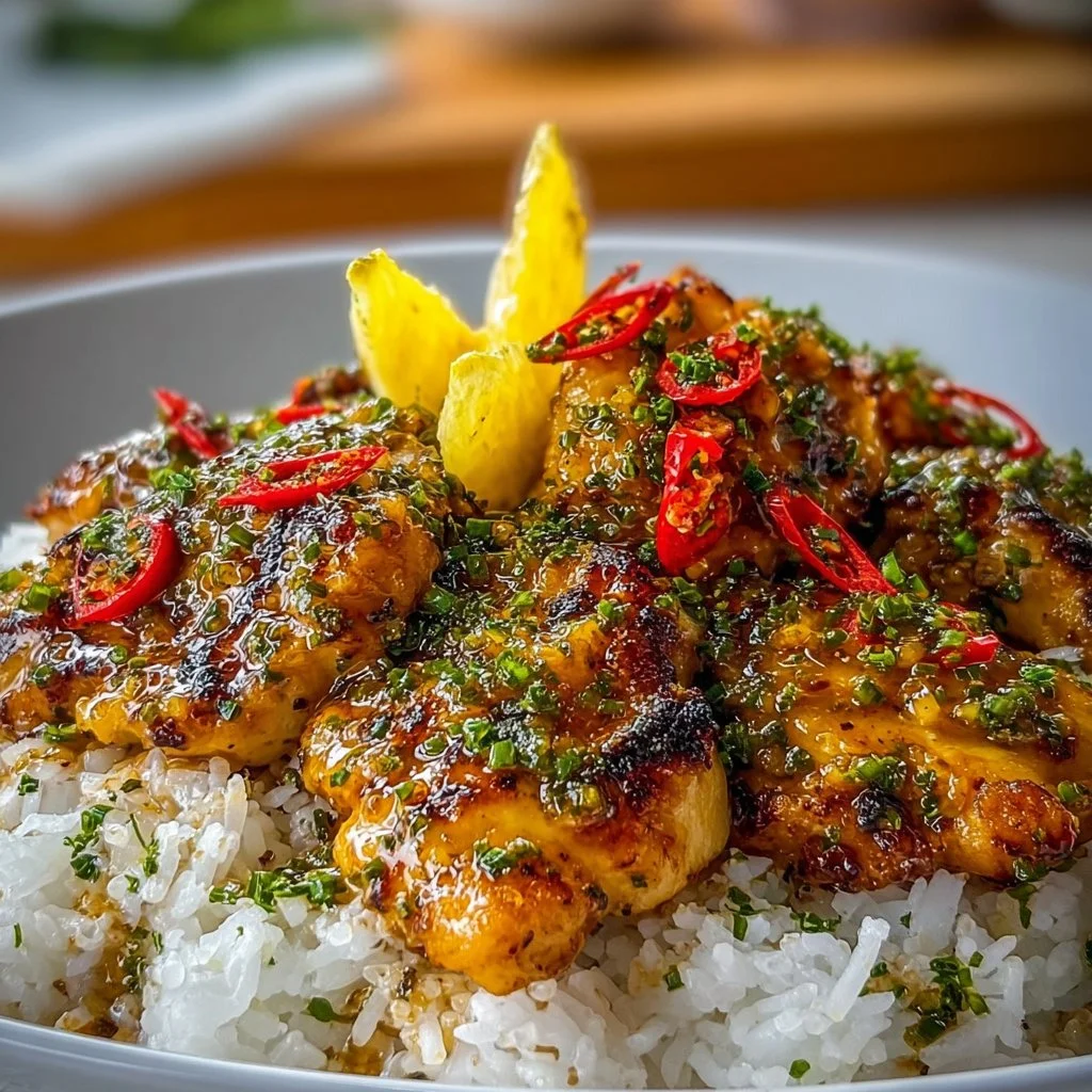 Hawaiian Chicken with Coconut Rice