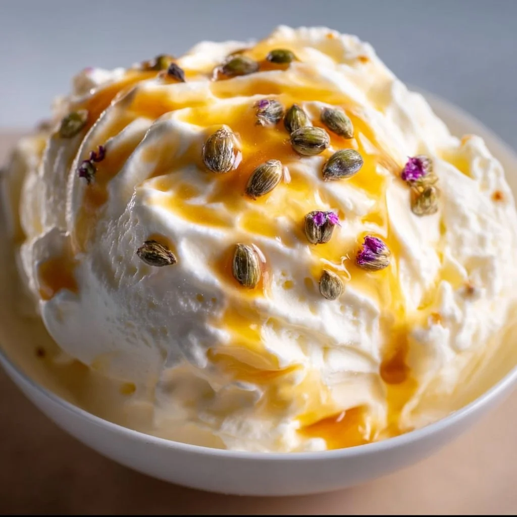 Homemade Greek Yogurt Ice Cream