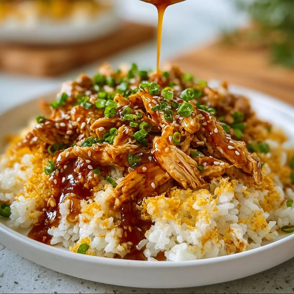 Honey Garlic Chicken and Rice