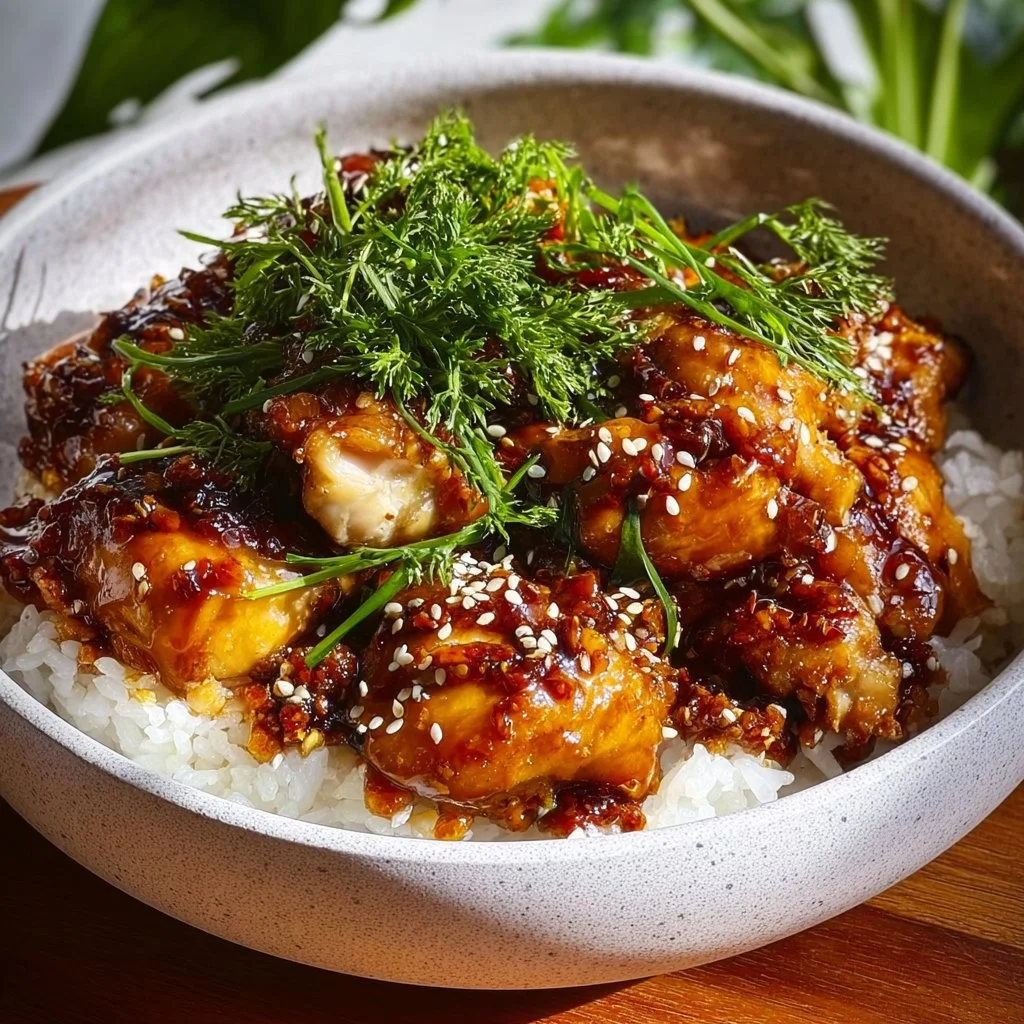 Honey Ginger Chicken Bowls