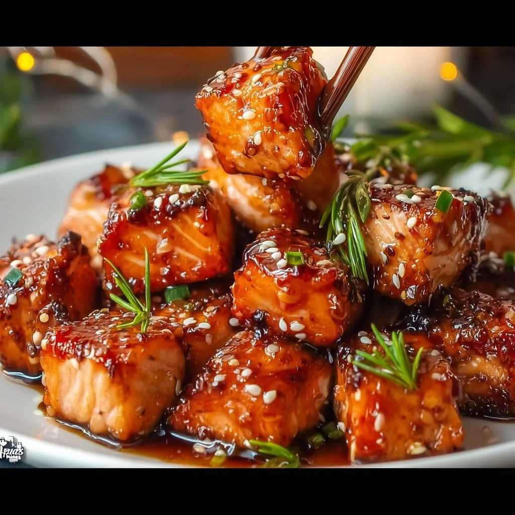Irresistible Honey Garlic Salmon Bites Ready in 25 Minutes