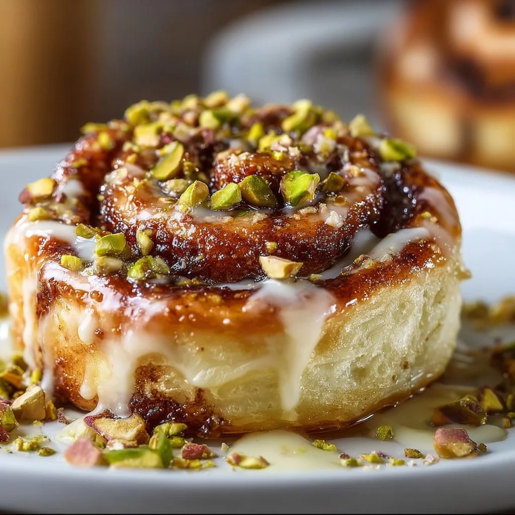 Irresistible Pistachio Cinnamon Rolls Perfect for Any Morning