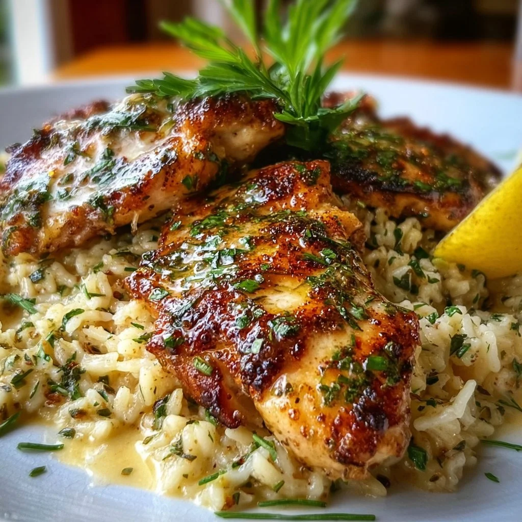 Lemon Herb Chicken and Rice