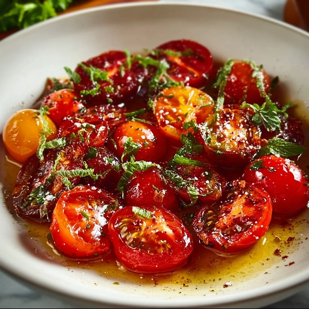 Marinated Tomatoes with Umami Twist