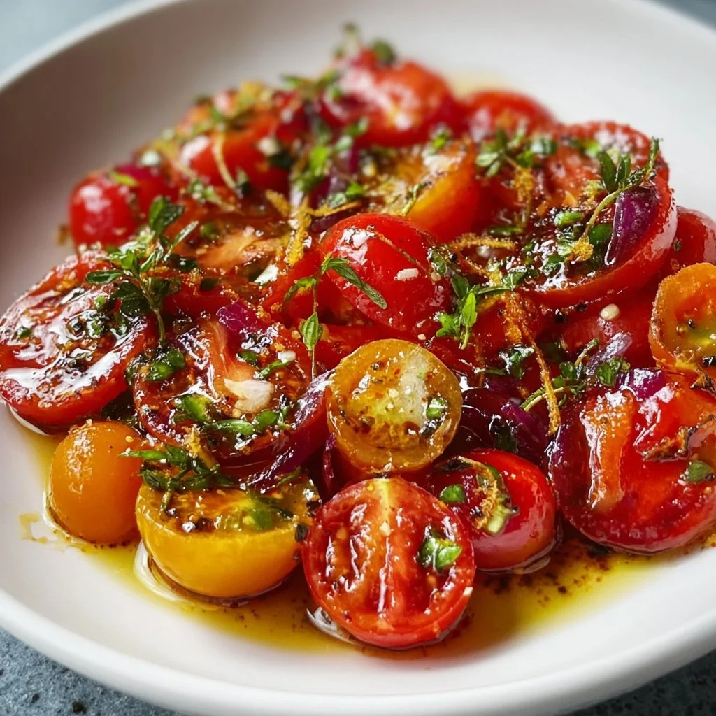 Marinated Tomatoes with Umami Twist