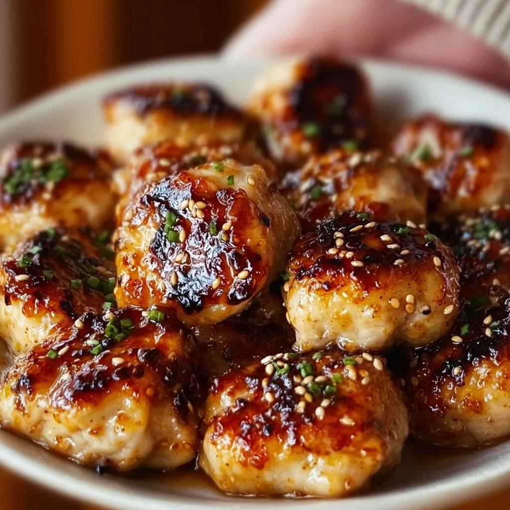 Miso-Maple Glazed Turkey Bites