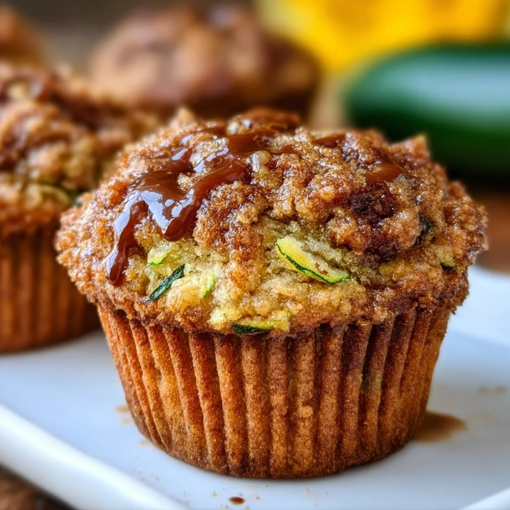 Moist Zucchini Muffins