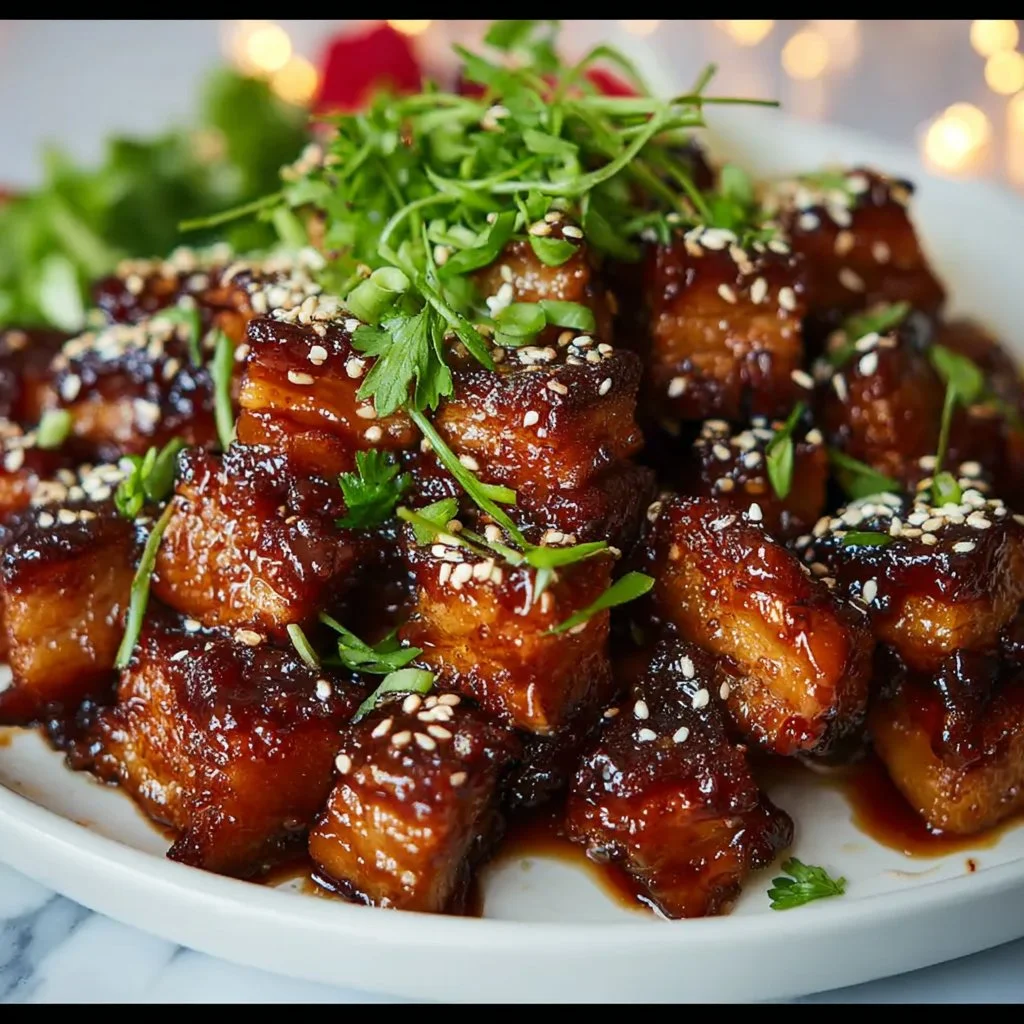 Mouthwatering Sticky Sesame Pork Belly You'll Love to Make
