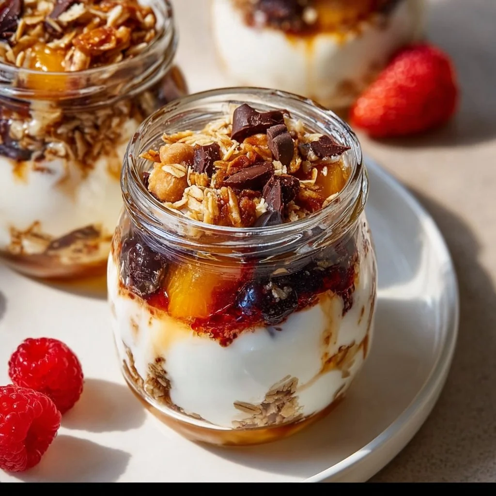 Overnight Yogurt Parfait Jars