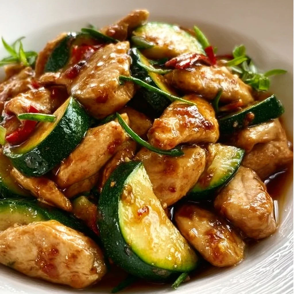 Quick Chicken Zucchini Stir Fry