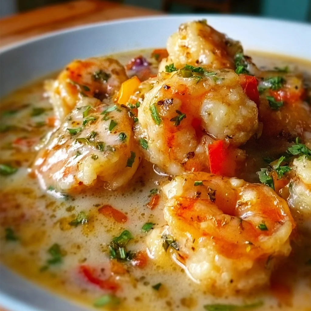 Quick Jamaican Coconut Shrimp Stew