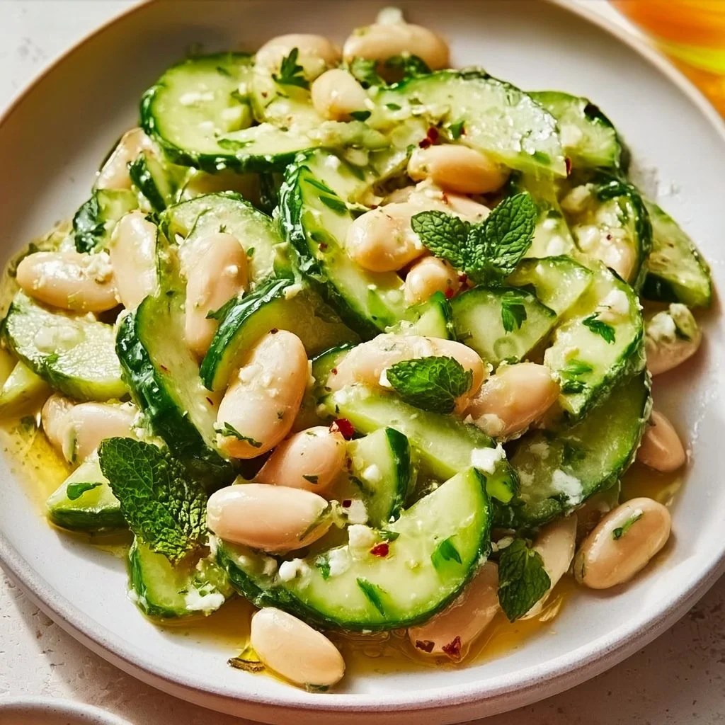 Refreshing White Bean Cucumber Salad