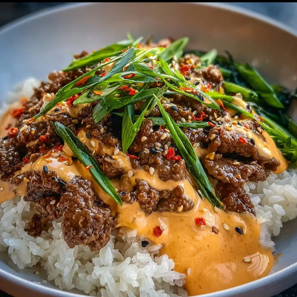 Savory Beef Bulgogi Bowls with Creamy Spicy Sauce in 30 Minutes
