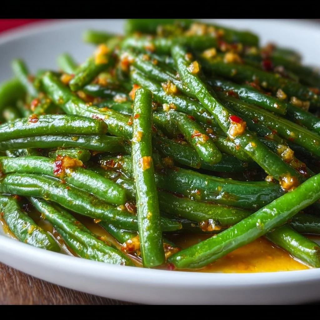 Sizzling Garlic Chili Green Beans in Just 15 Minutes