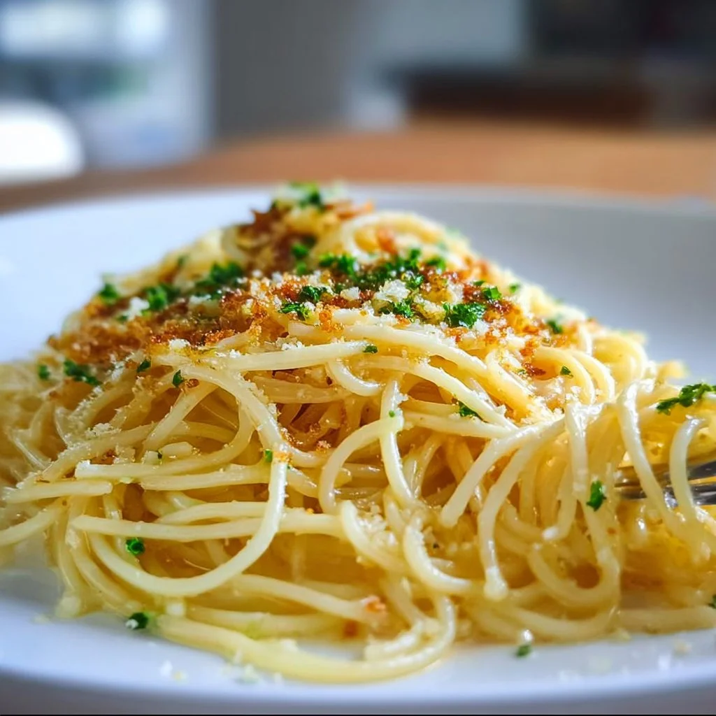 Spaghetti with Garlic and Oil