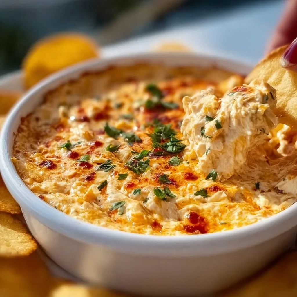 Spicy Creamy Chicken Dip