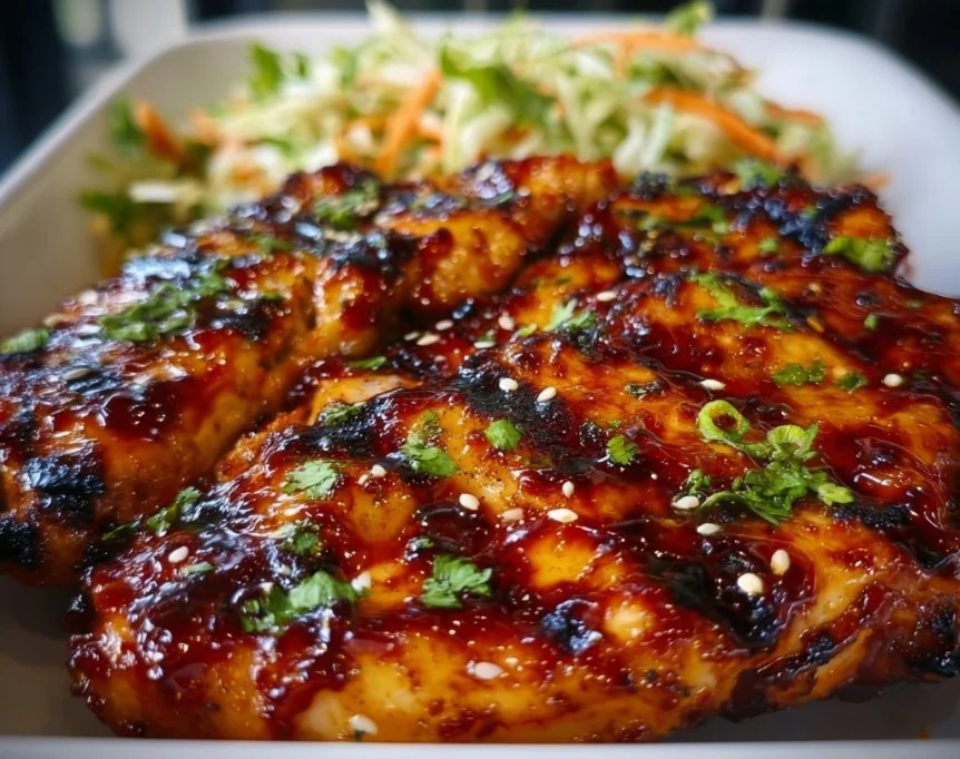 Spicy Grilled Chicken with Korean Gochujang Marinade