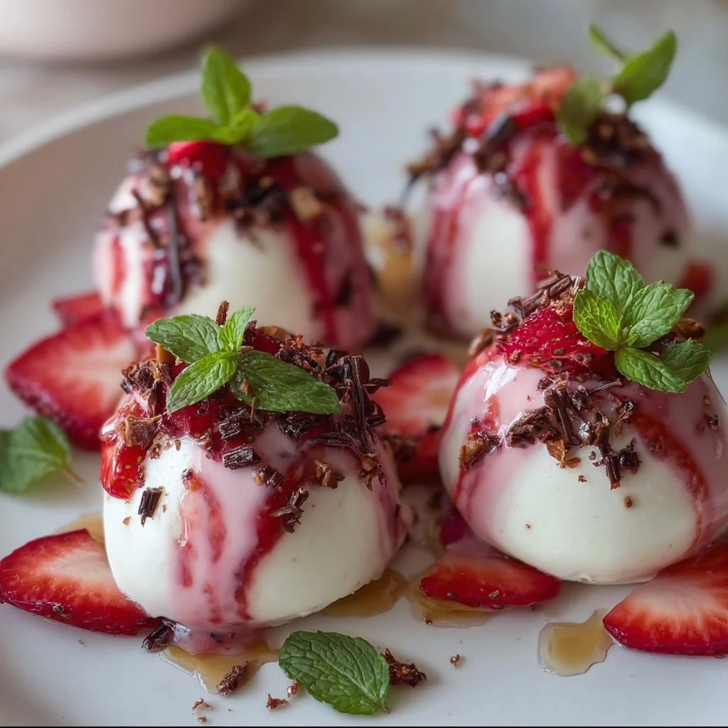 Strawberry Yogurt Bites