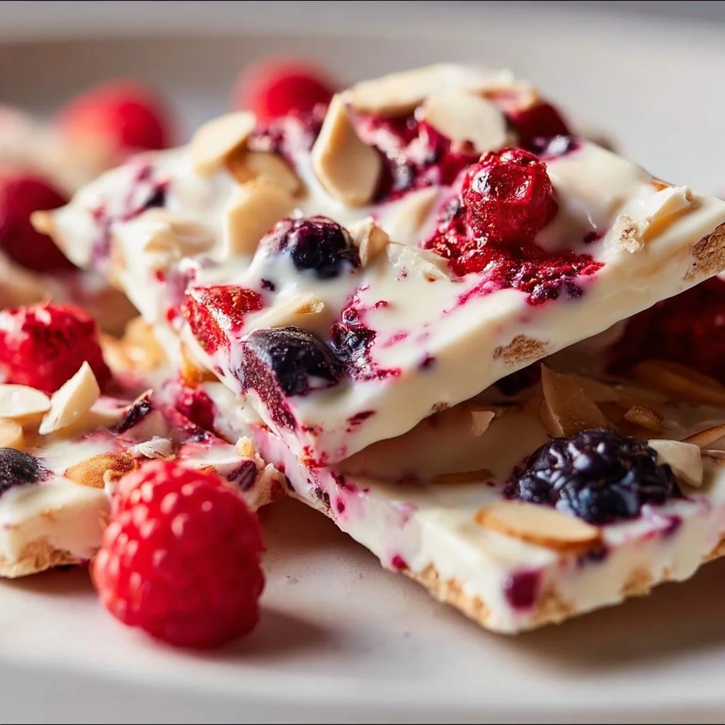 Berry Bliss Yogurt Bark: A Refreshing Healthy Treat!
