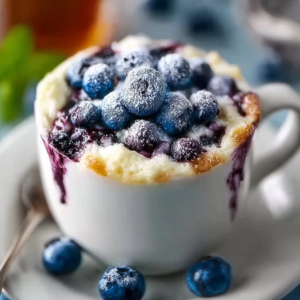 Blueberry Mug Cake