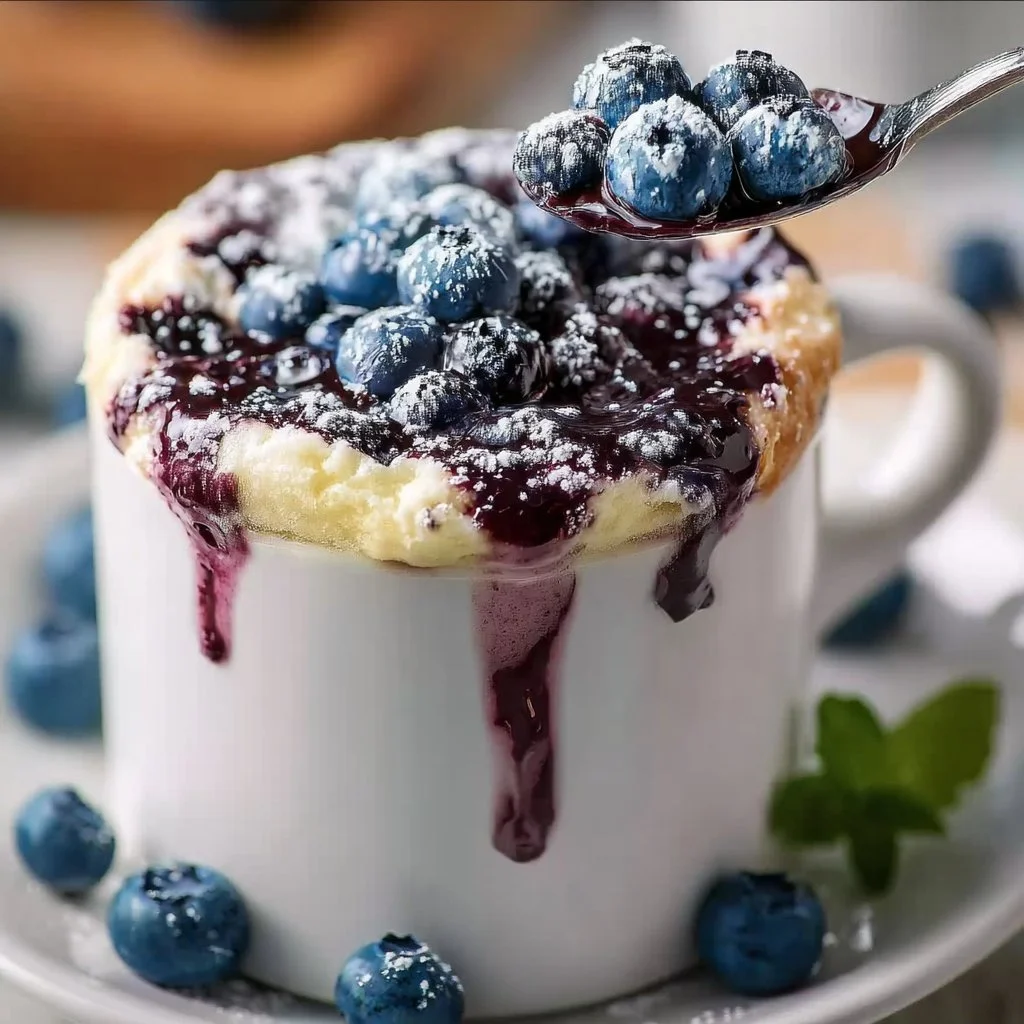 Blueberry Mug Cake