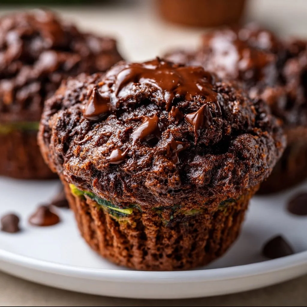 Chocolate Zucchini Muffins