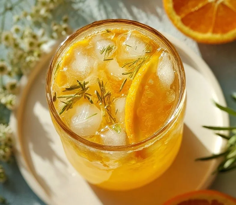 Delightful Iced Orange Ginger Green Tea for a Refreshing Sip