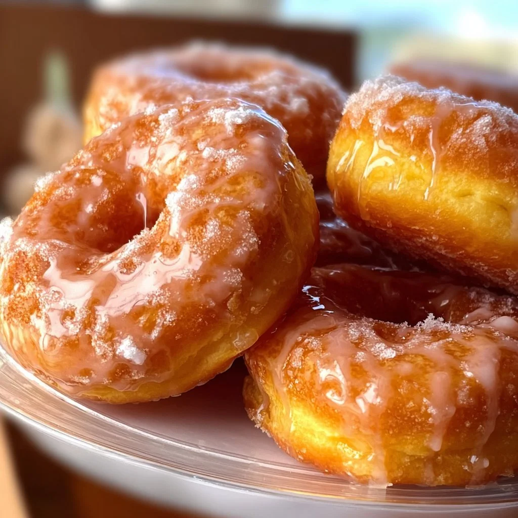 Delicious homemade filled doughnuts with creamy filling and powdered sugar.