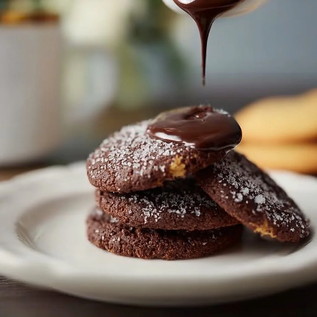 Mexican Chocolate Shortbread Cookies with a Spicy Twist