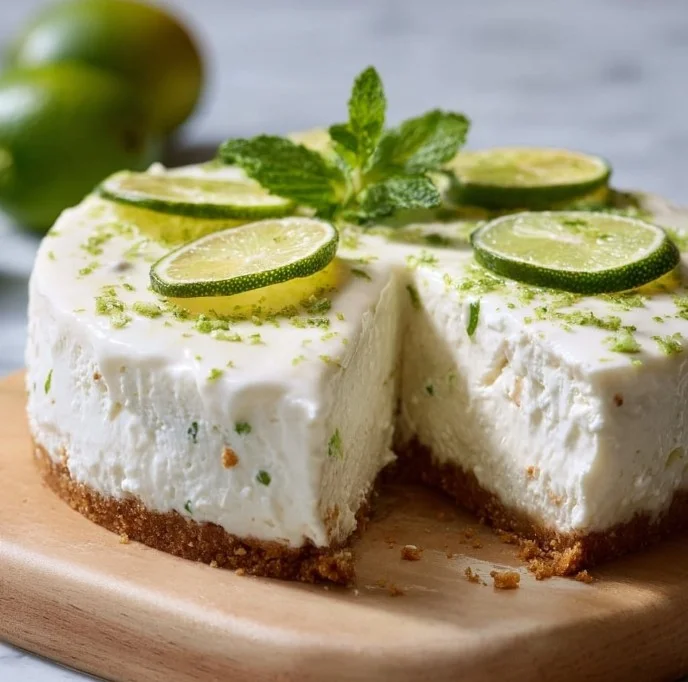 Mojito No-Bake Cheesecake
