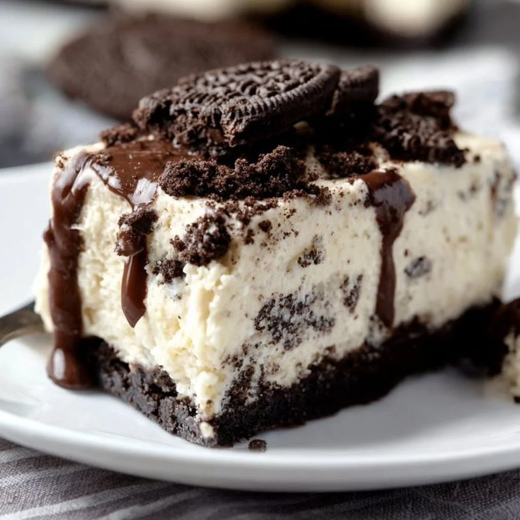 No Bake Oreo Cheesecake