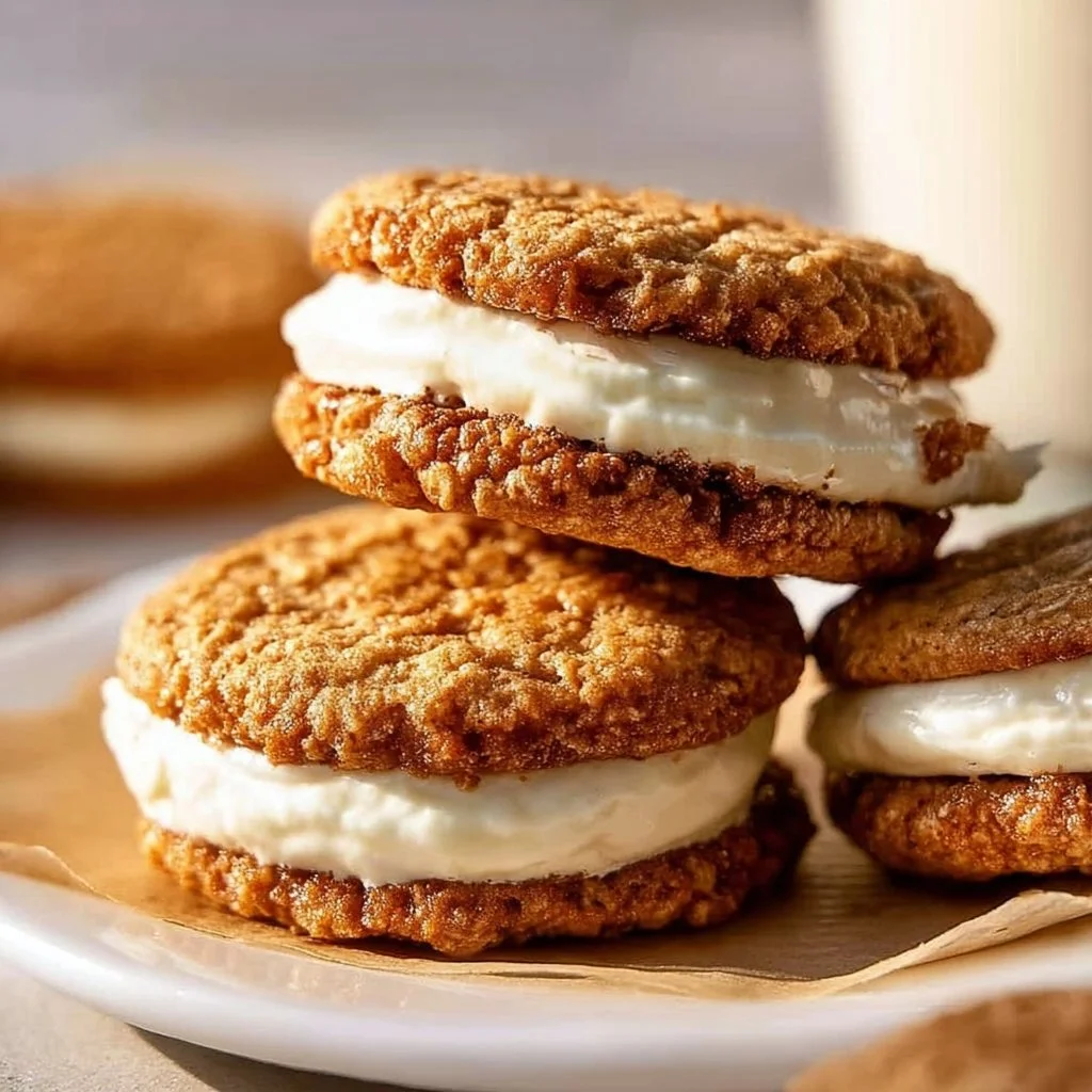 Oatmeal Cream Pie Cookies