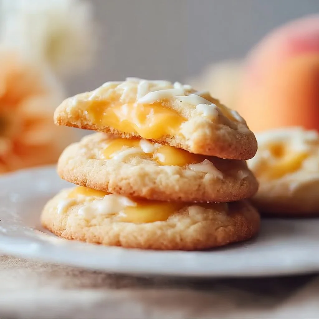 Peaches and Cream Cookies Recipe for Springtime Bliss