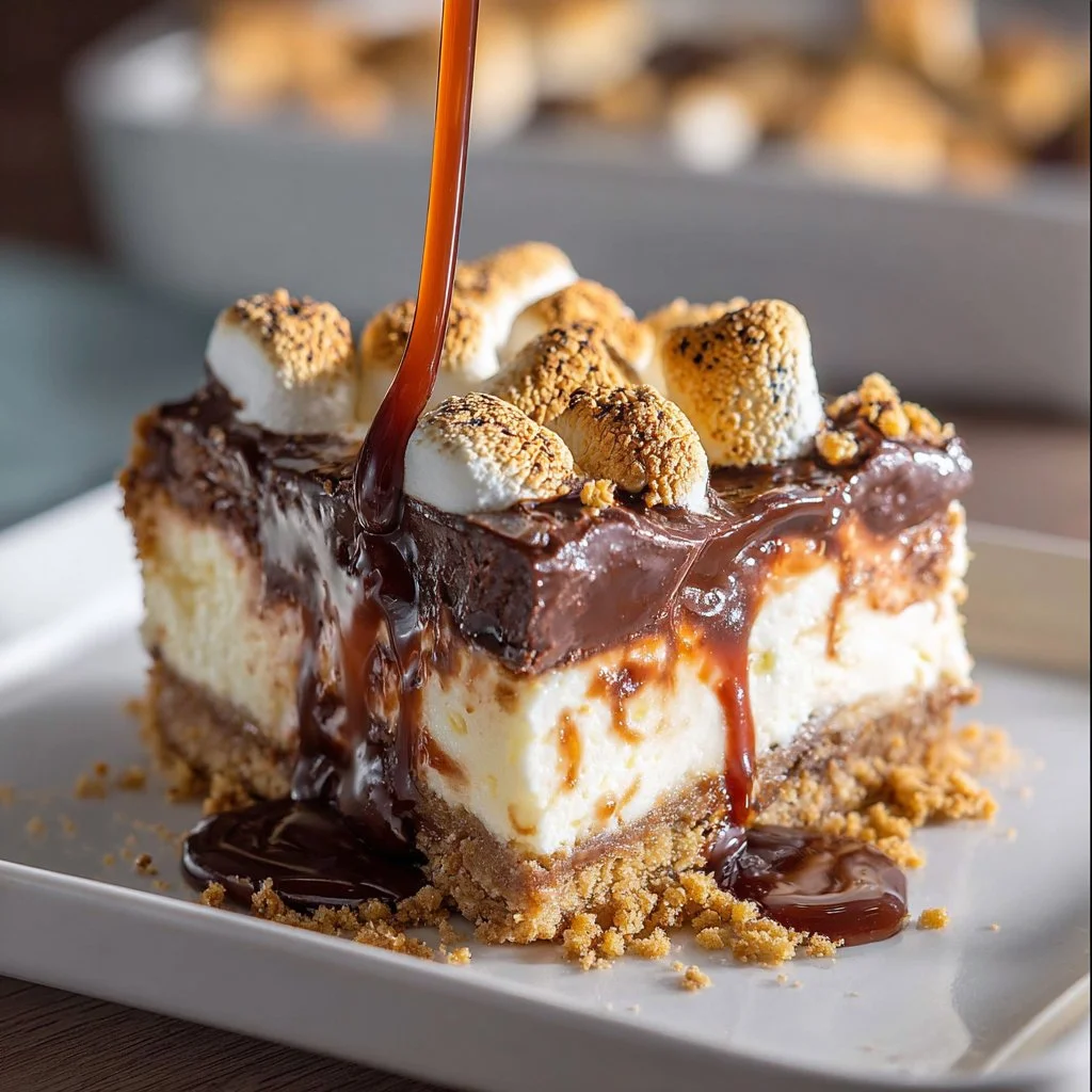 S'mores Cheesecake Bars