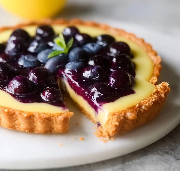 Zesty Blueberry-Lemon Curd Tart to Brighten Your Day